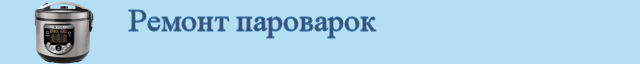Ремонт пароварок